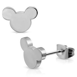 Mickey Mouse Earrings Silver